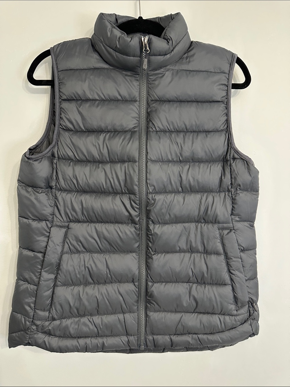 32 Degrees Women's Gray Quilted Puffer Vest